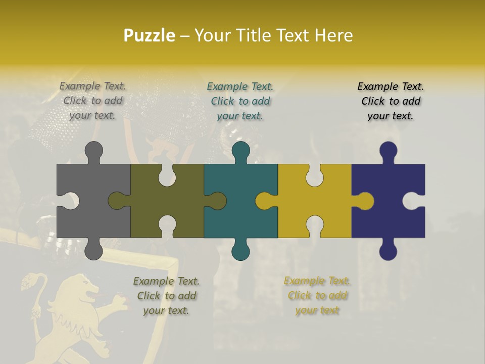 Ancient Landmark Fortress PowerPoint Template