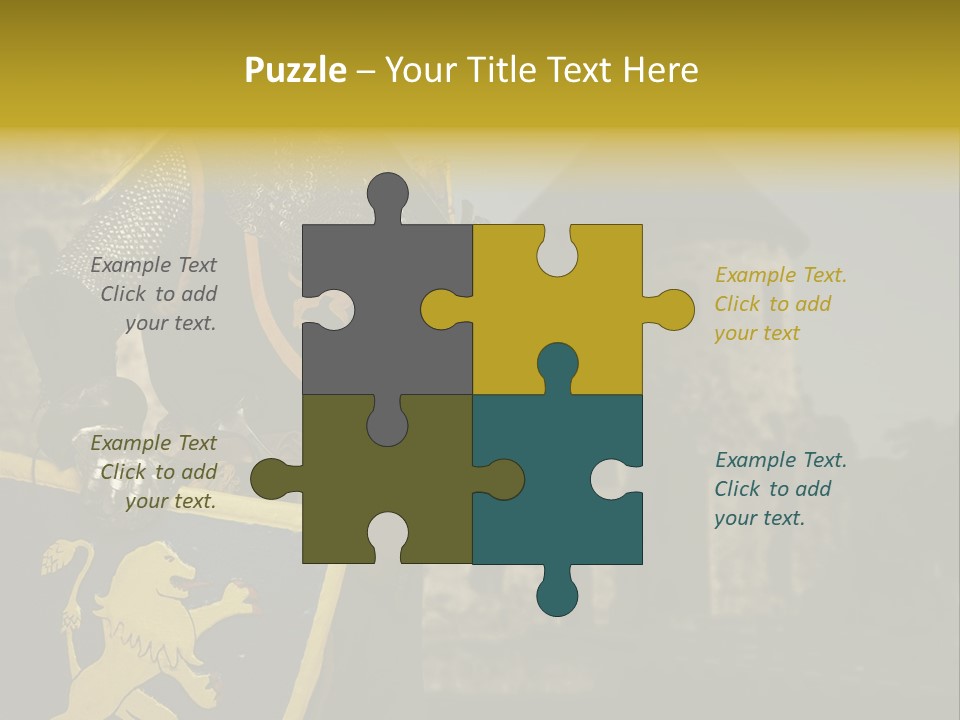 Ancient Landmark Fortress PowerPoint Template