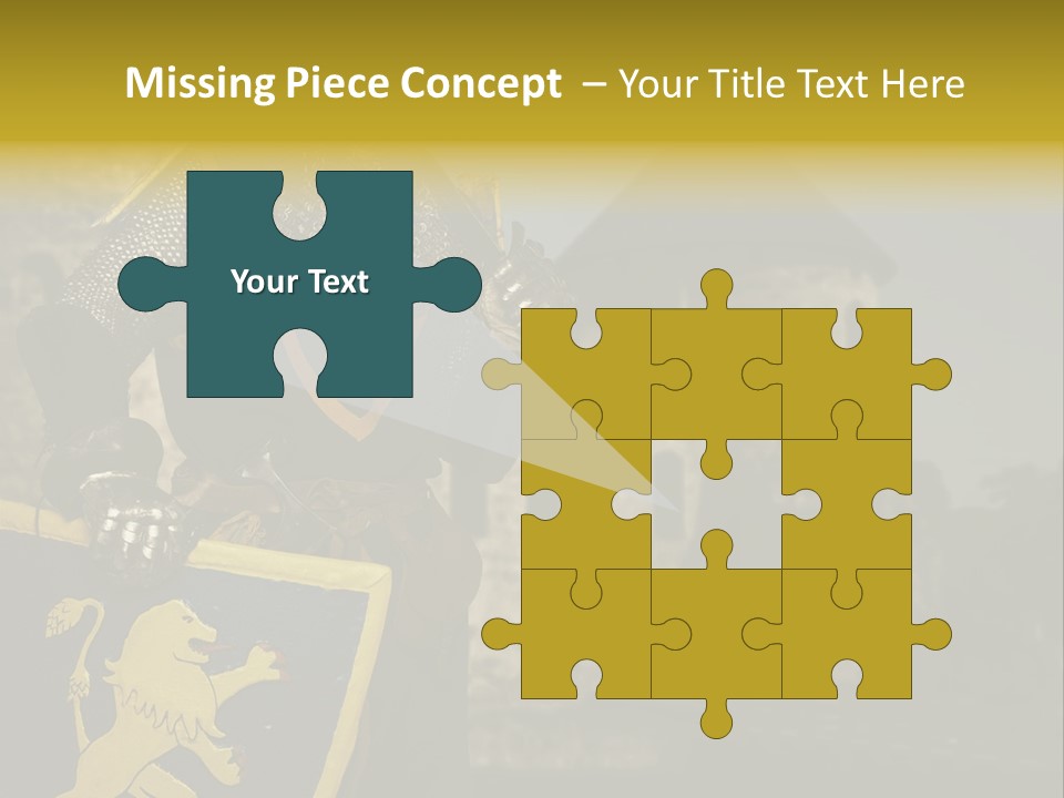 Ancient Landmark Fortress PowerPoint Template