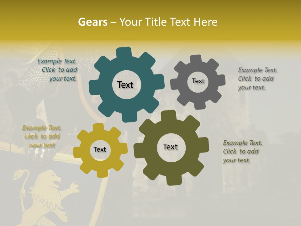 Ancient Landmark Fortress PowerPoint Template