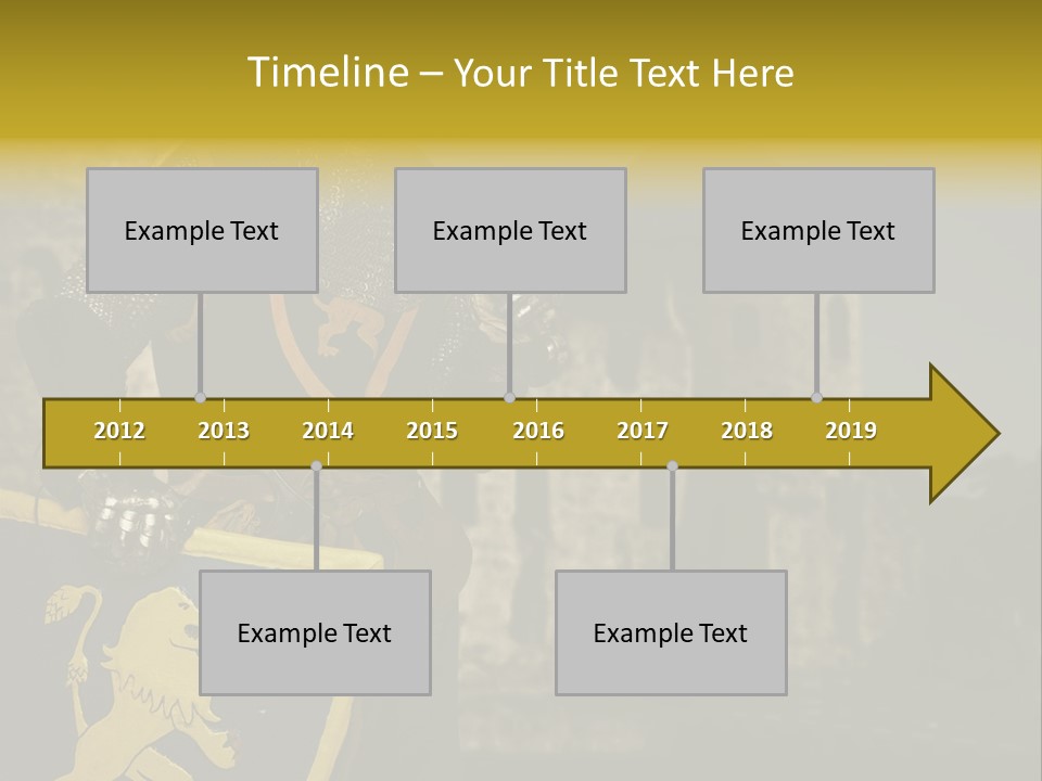 Ancient Landmark Fortress PowerPoint Template