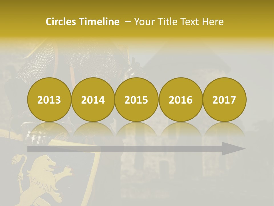 Ancient Landmark Fortress PowerPoint Template