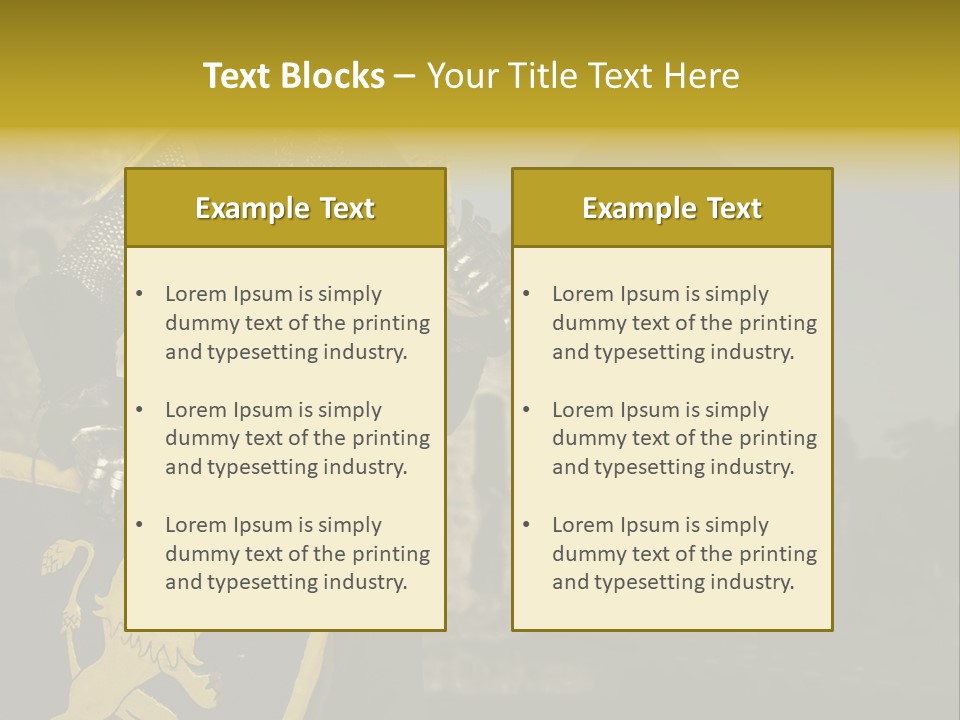 Ancient Landmark Fortress PowerPoint Template