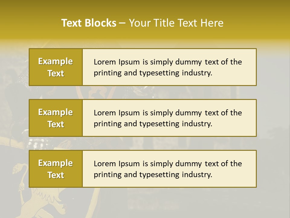 Ancient Landmark Fortress PowerPoint Template