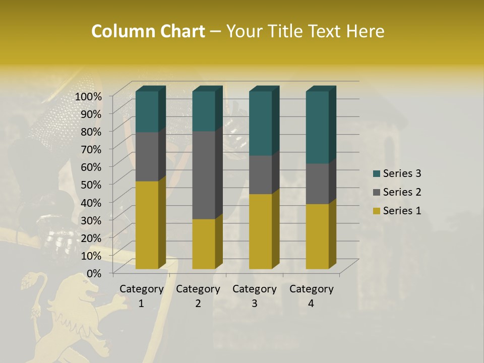 Ancient Landmark Fortress PowerPoint Template