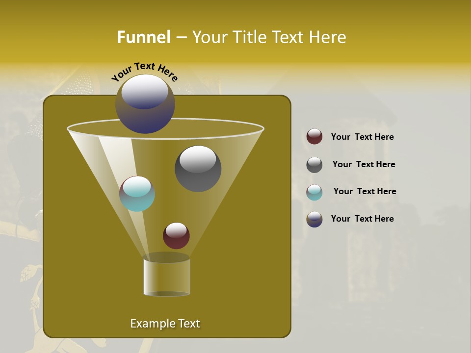 Ancient Landmark Fortress PowerPoint Template