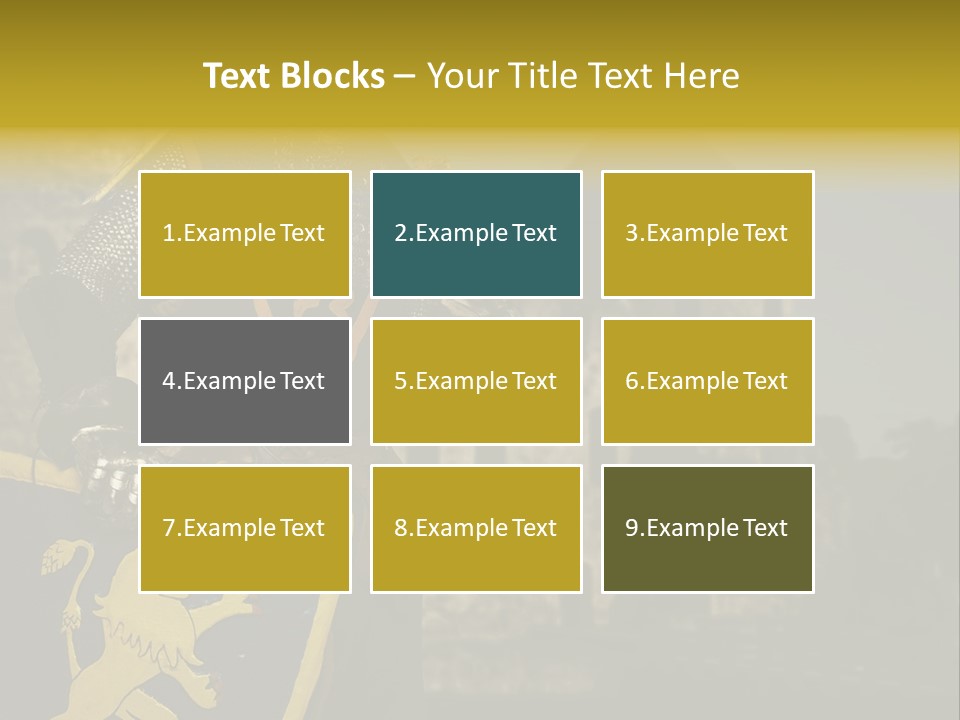 Ancient Landmark Fortress PowerPoint Template