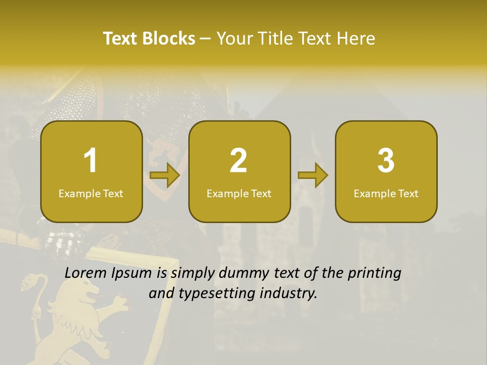 Ancient Landmark Fortress PowerPoint Template