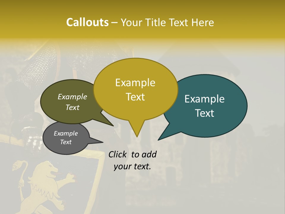 Ancient Landmark Fortress PowerPoint Template
