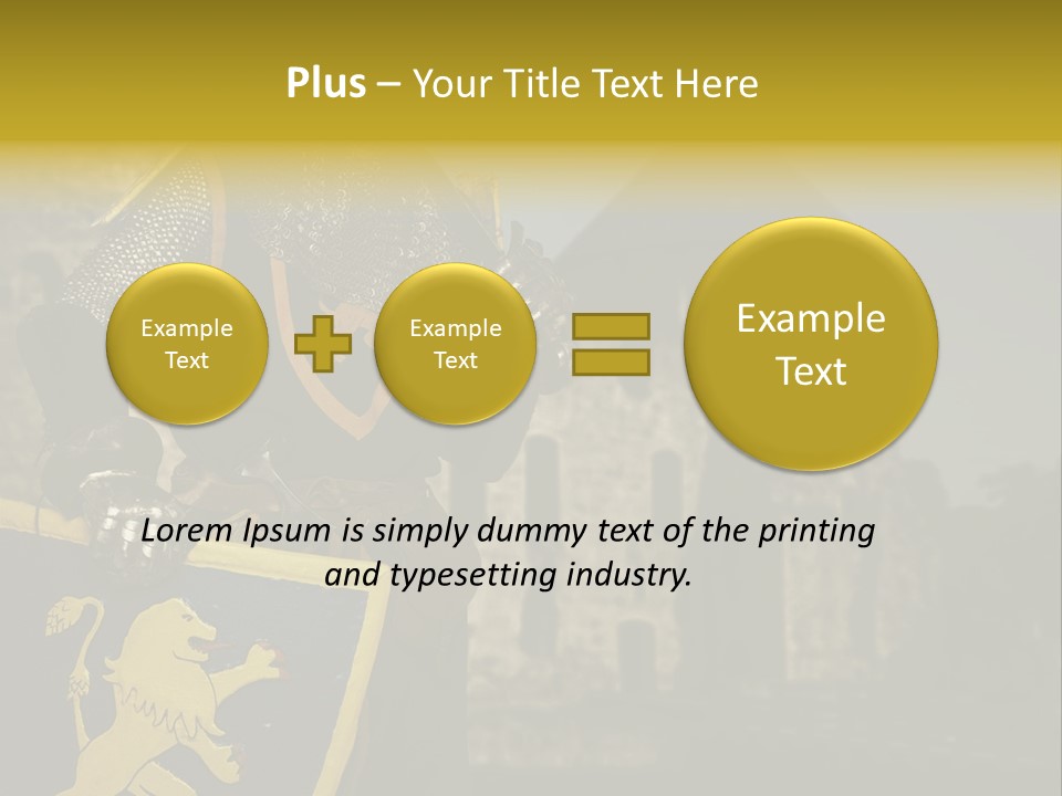 Ancient Landmark Fortress PowerPoint Template