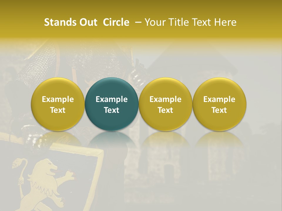 Ancient Landmark Fortress PowerPoint Template