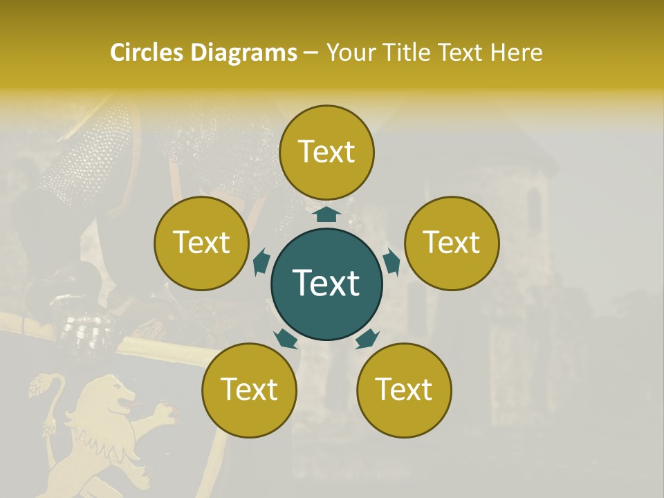 Ancient Landmark Fortress PowerPoint Template