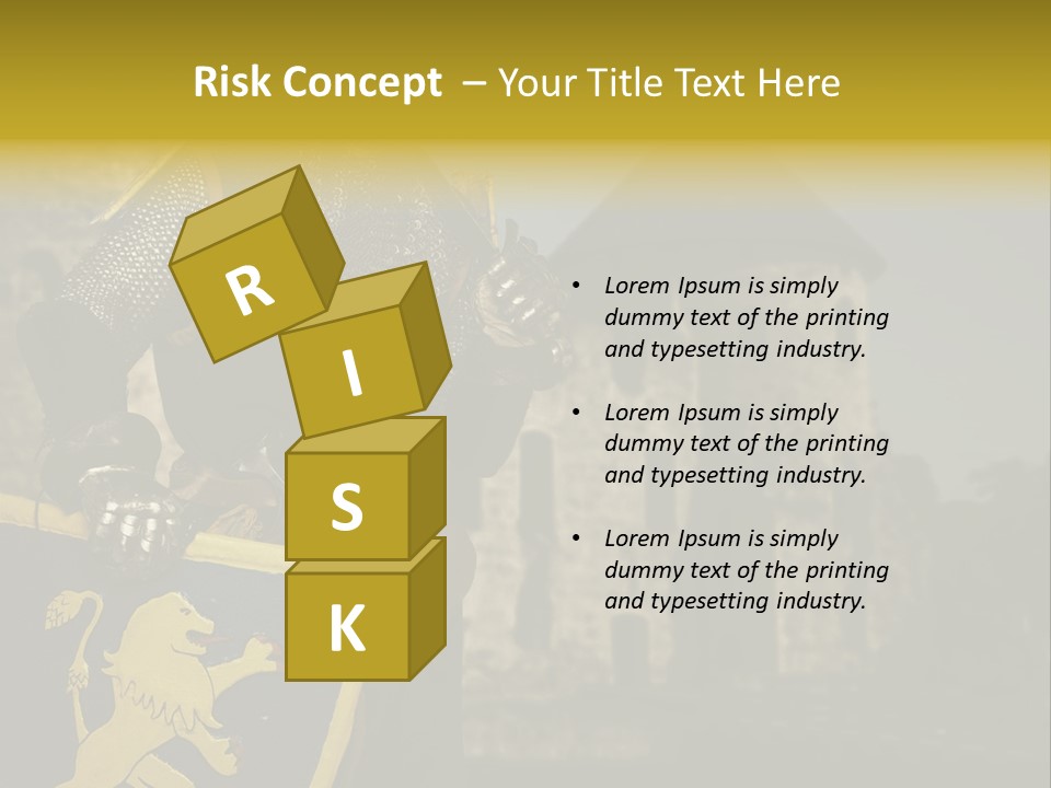 Ancient Landmark Fortress PowerPoint Template