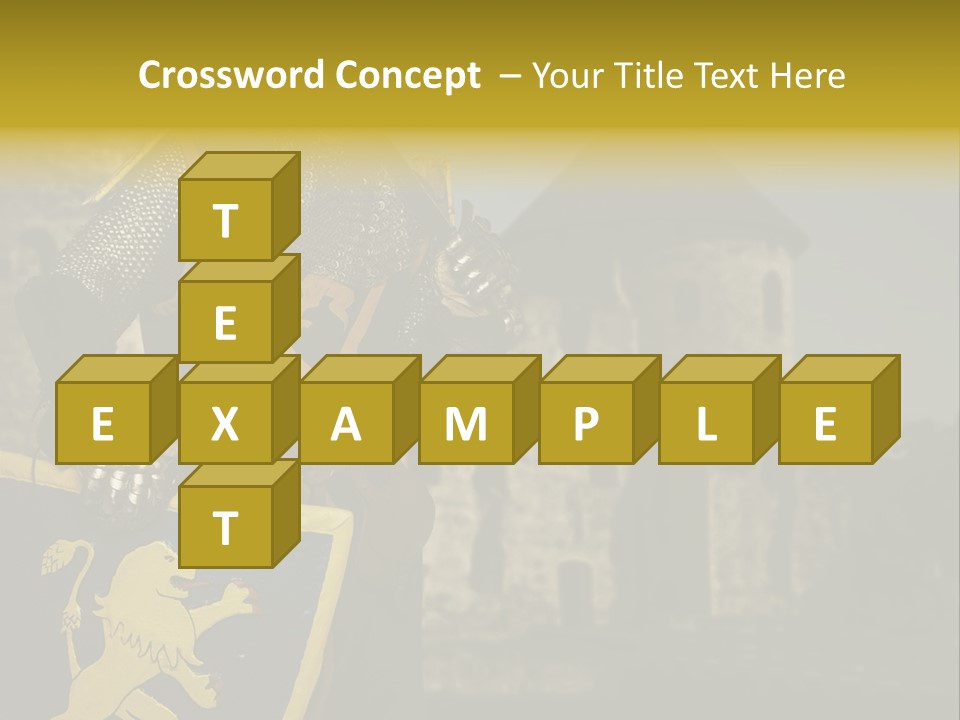 Ancient Landmark Fortress PowerPoint Template