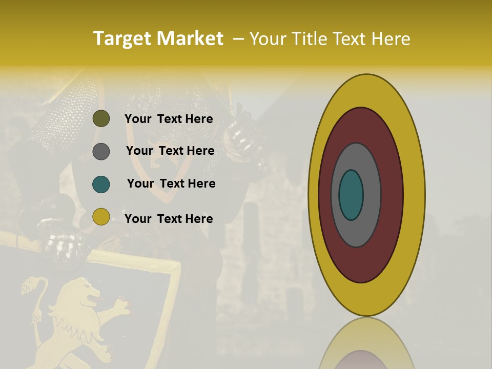 Ancient Landmark Fortress PowerPoint Template