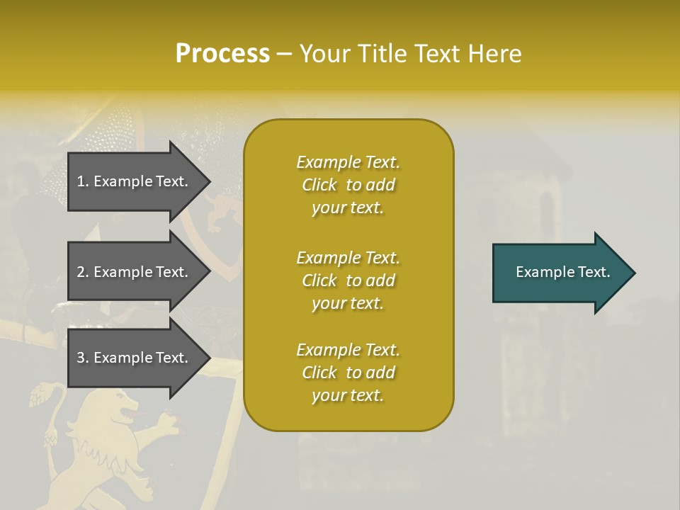 Ancient Landmark Fortress PowerPoint Template