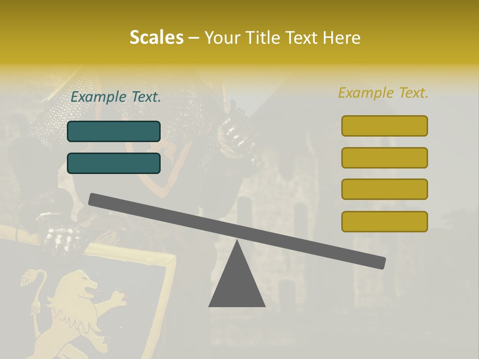 Ancient Landmark Fortress PowerPoint Template