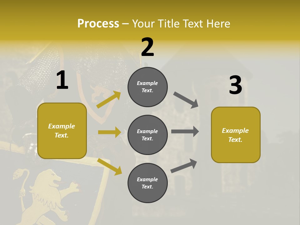 Ancient Landmark Fortress PowerPoint Template
