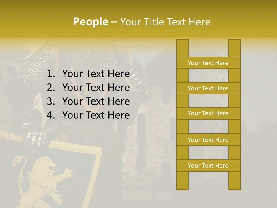 Ancient Landmark Fortress PowerPoint Template