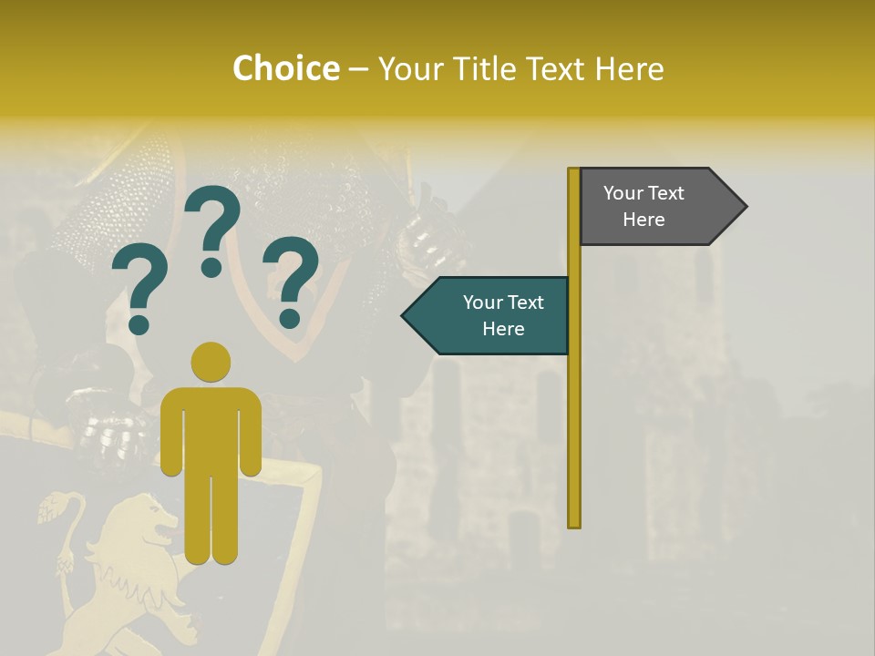 Ancient Landmark Fortress PowerPoint Template