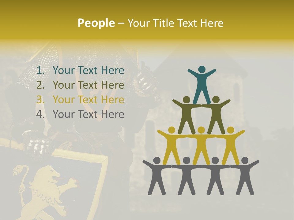 Ancient Landmark Fortress PowerPoint Template