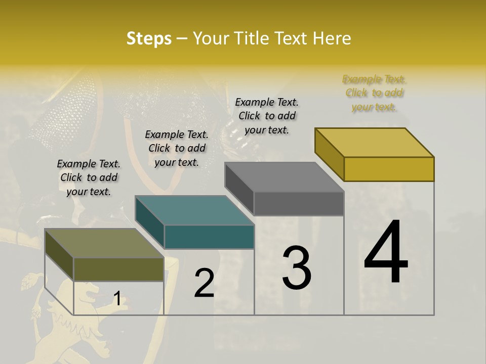 Ancient Landmark Fortress PowerPoint Template
