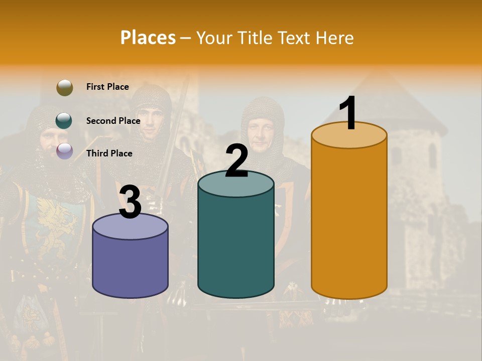 Traditional Protection Castle PowerPoint Template