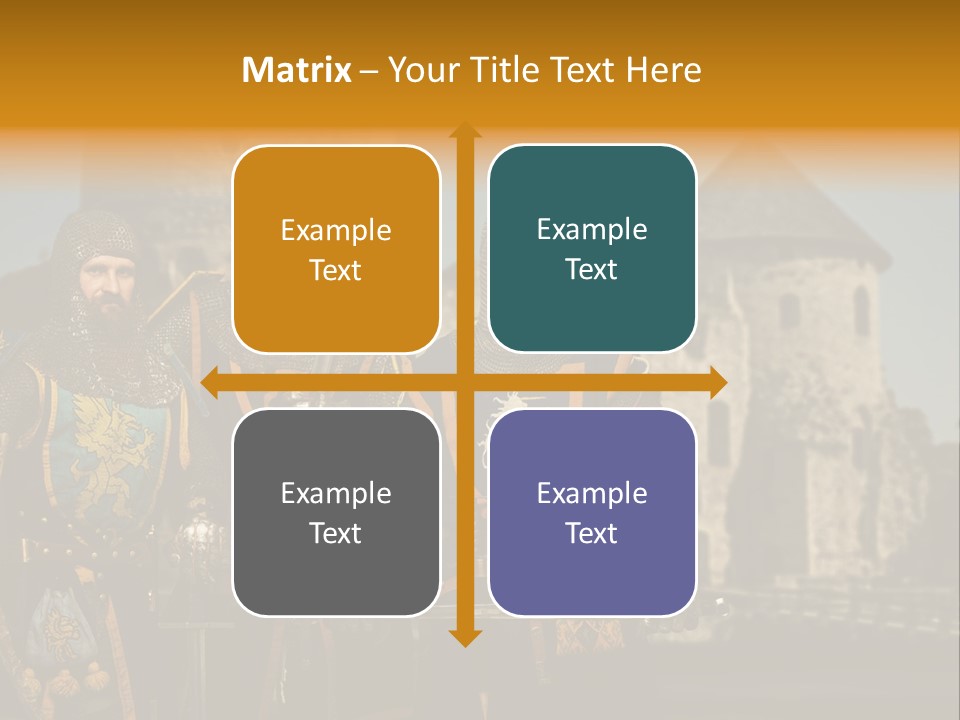 Traditional Protection Castle PowerPoint Template