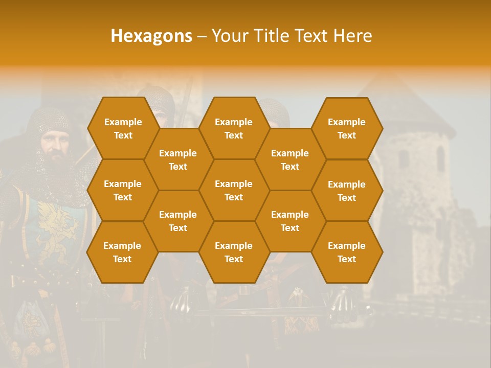 Traditional Protection Castle PowerPoint Template