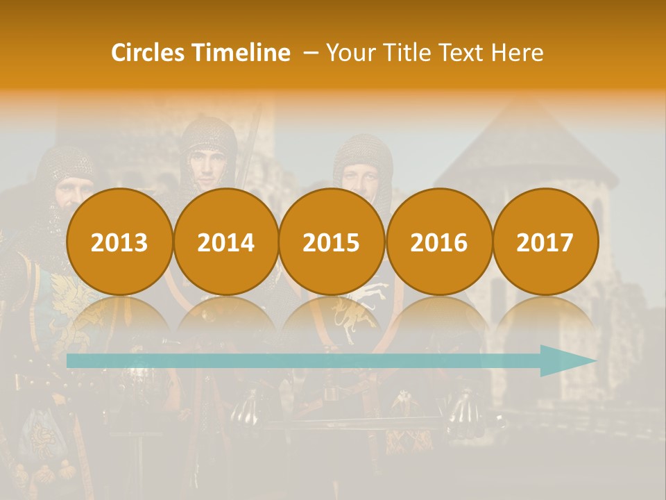 Traditional Protection Castle PowerPoint Template