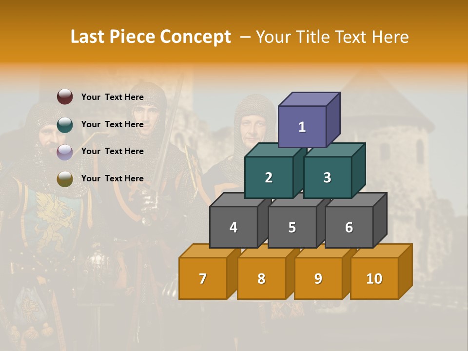 Traditional Protection Castle PowerPoint Template