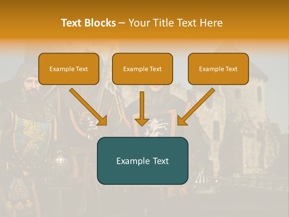Traditional Protection Castle PowerPoint Template