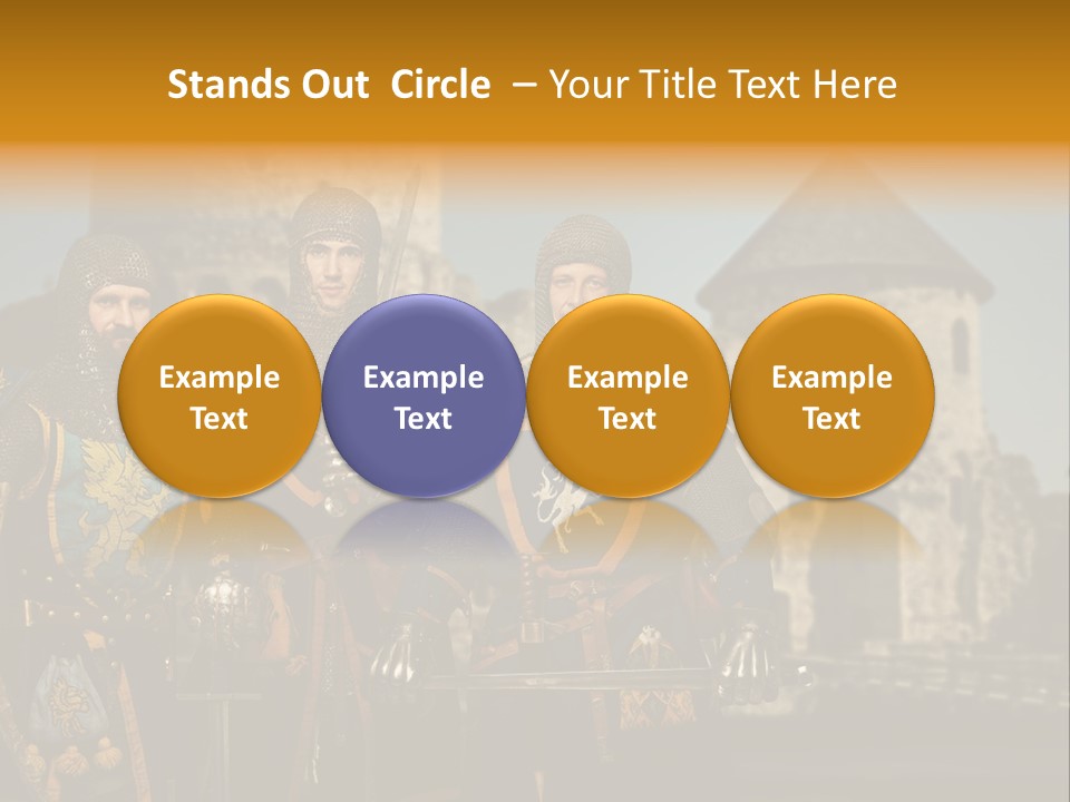 Traditional Protection Castle PowerPoint Template