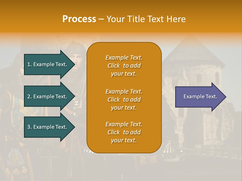 Traditional Protection Castle PowerPoint Template