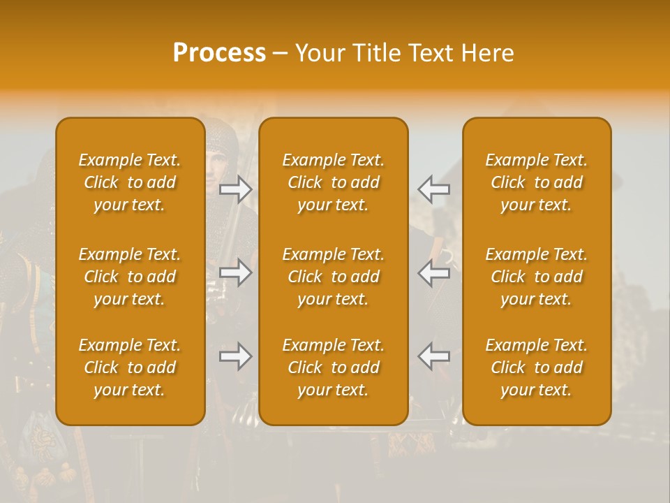 Traditional Protection Castle PowerPoint Template