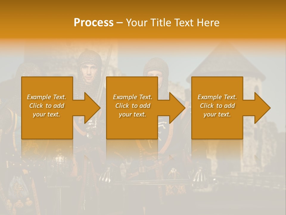 Traditional Protection Castle PowerPoint Template