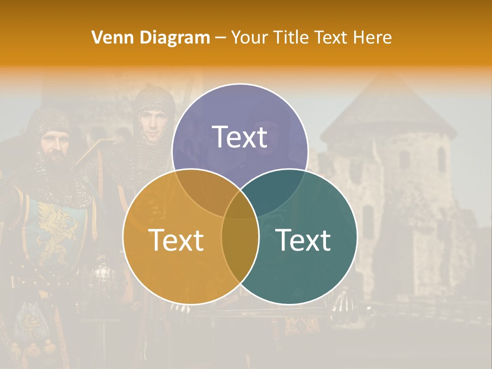 Traditional Protection Castle PowerPoint Template