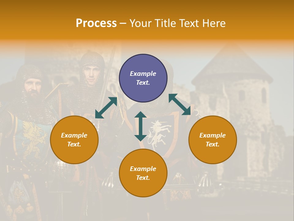 Traditional Protection Castle PowerPoint Template