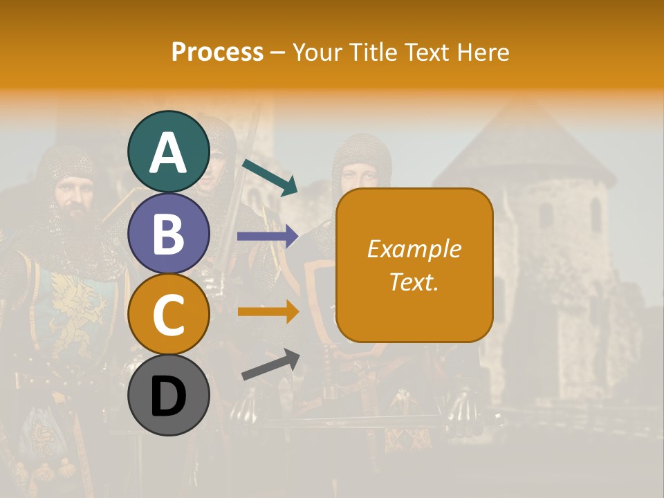 Traditional Protection Castle PowerPoint Template