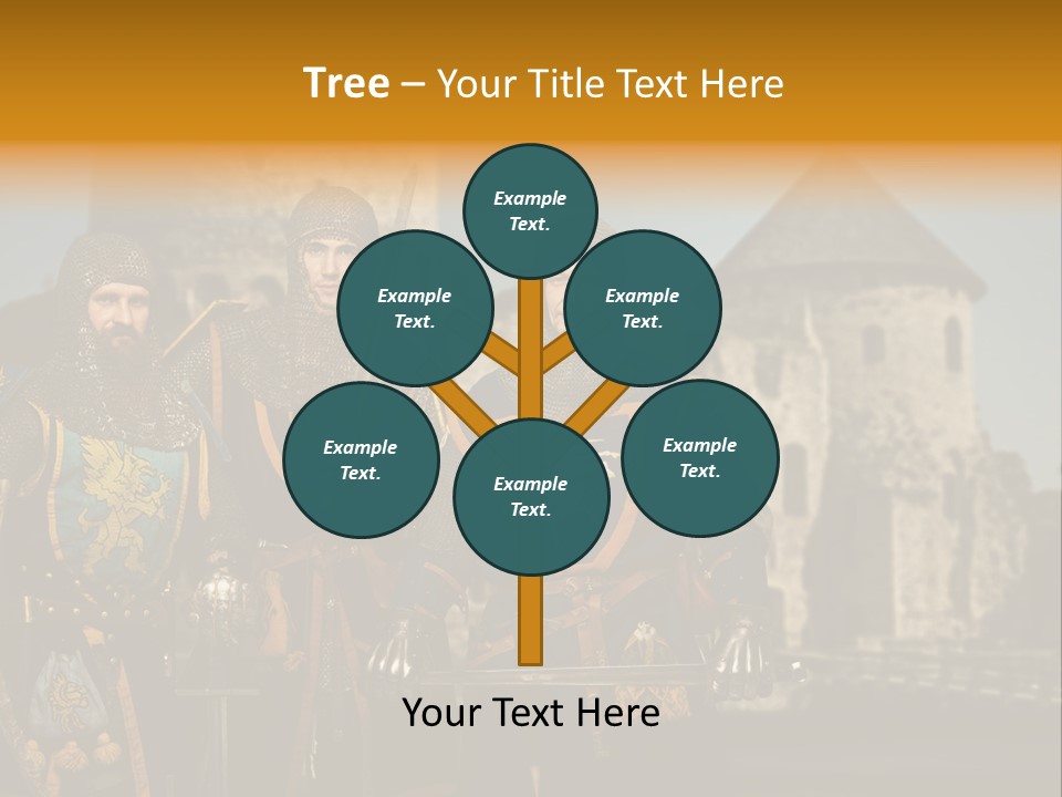 Traditional Protection Castle PowerPoint Template