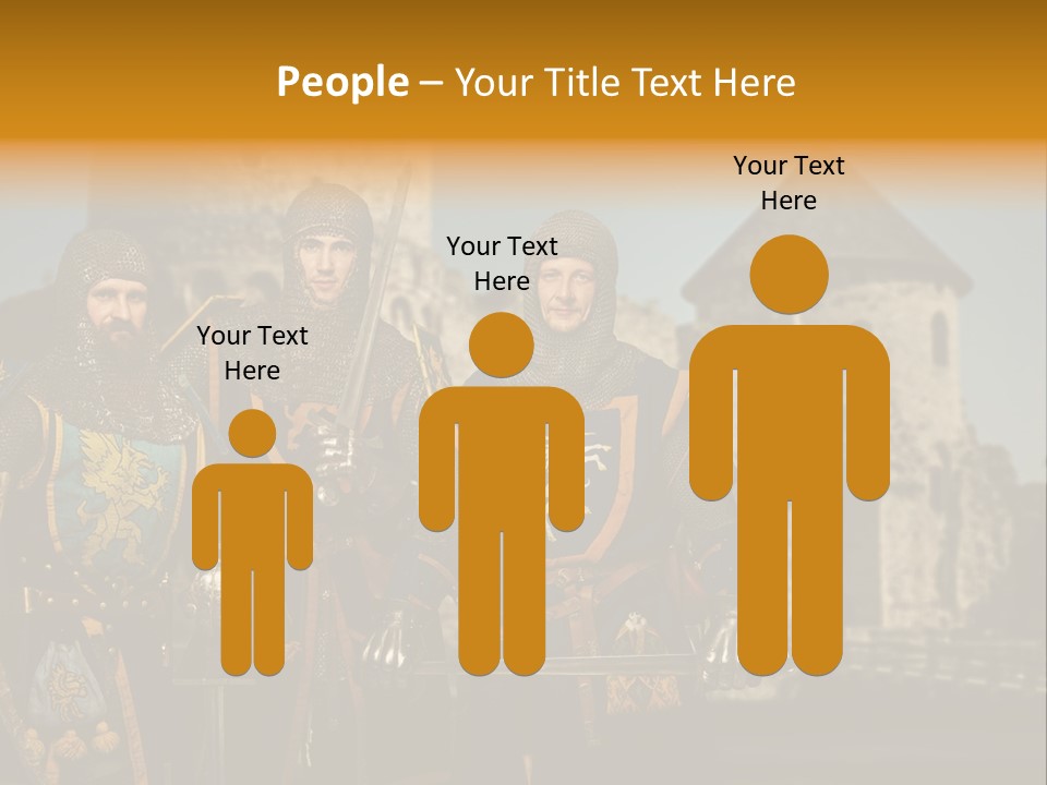 Traditional Protection Castle PowerPoint Template