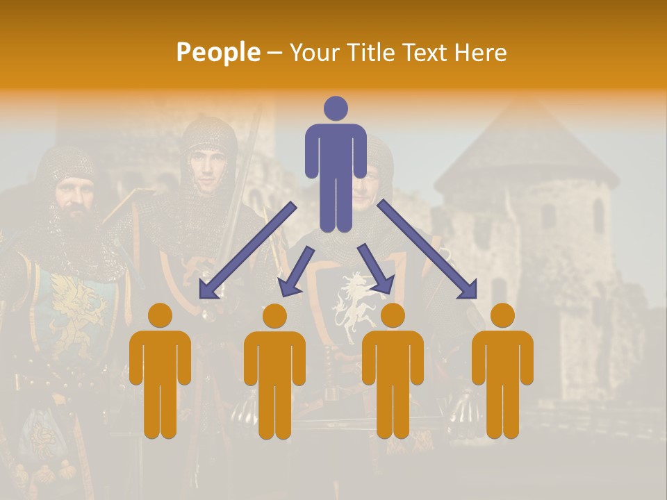 Traditional Protection Castle PowerPoint Template