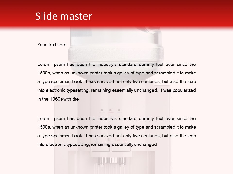 Lifestyle Faucet Background PowerPoint Template