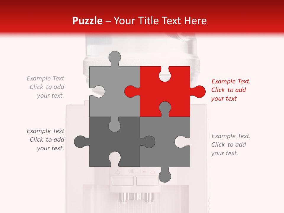 Lifestyle Faucet Background PowerPoint Template