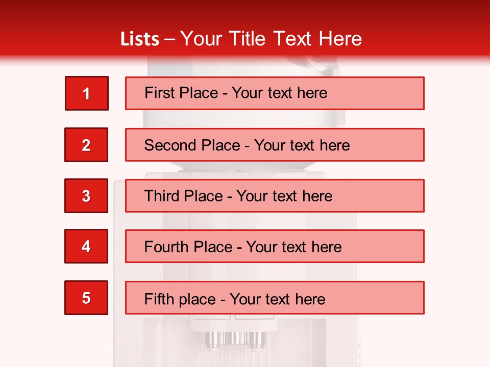 Lifestyle Faucet Background PowerPoint Template