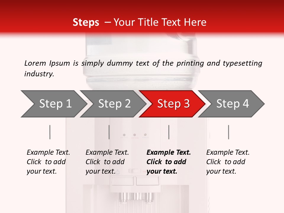 Lifestyle Faucet Background PowerPoint Template