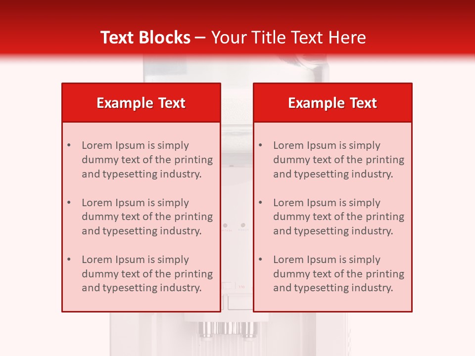 Lifestyle Faucet Background PowerPoint Template