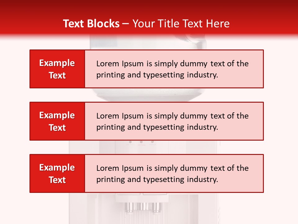 Lifestyle Faucet Background PowerPoint Template