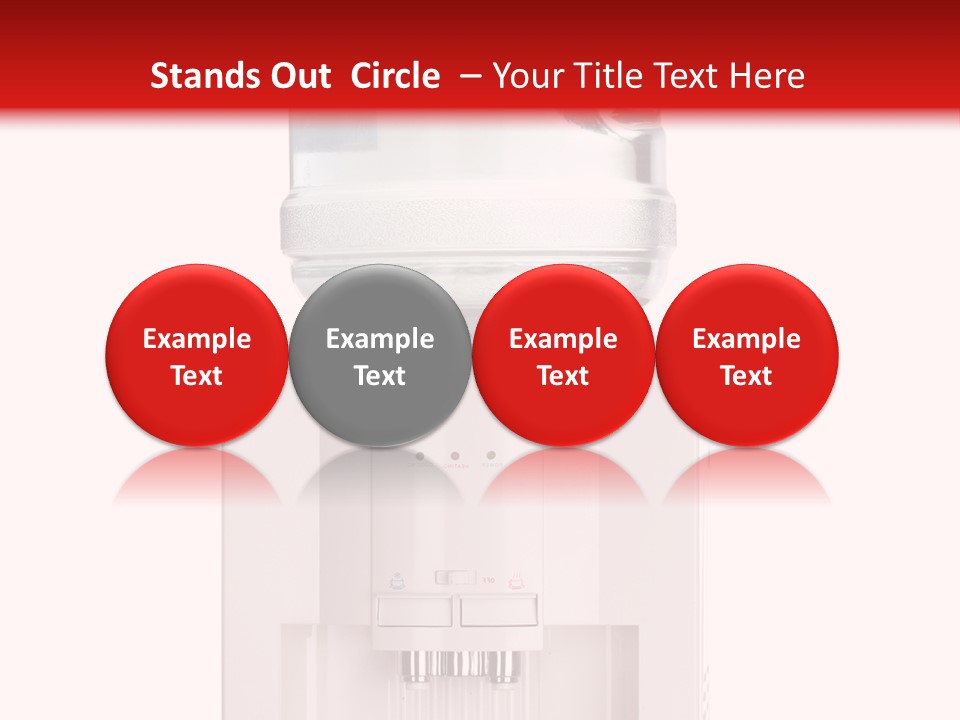 Lifestyle Faucet Background PowerPoint Template