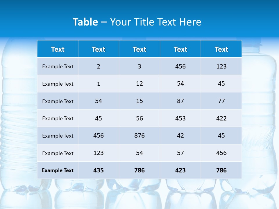 Object Aqua Healthcare PowerPoint Template